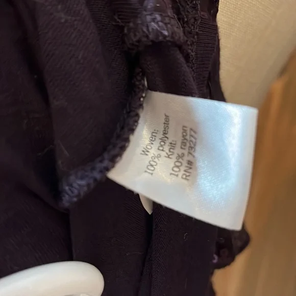 Deep Purple Sequin Tank - Picture 6 of 6